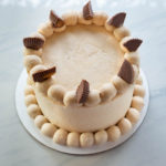 Chocolate Cake with Whipped Peanut Butter Frosting
