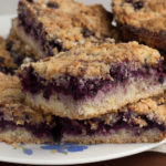Blueberry crumb bars