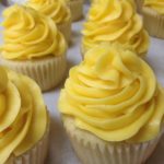 Key lime mango cupcakes