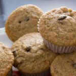 Bran Muffins with Lots of Mixed Dried Fruit and Toasted Pecans
