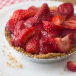 Strawberry icebox pie